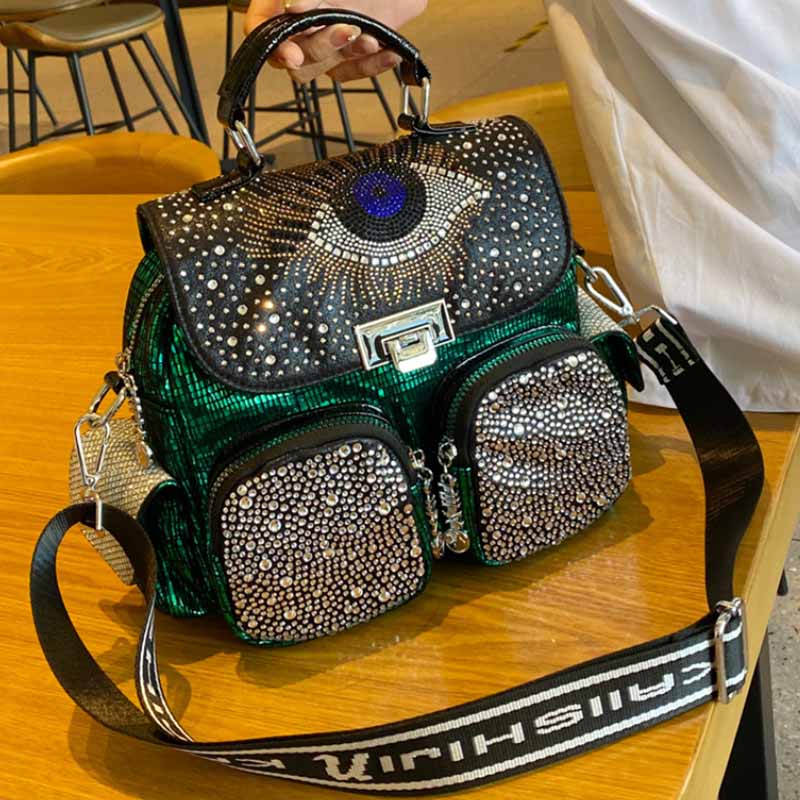 Luxury Bags For Women Brands - 여성용 대용량 숄더백, 여행용 다이아몬드 PU