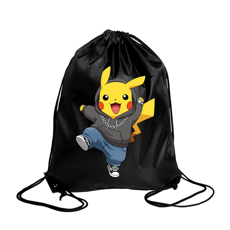 포켓몬 드로스트링 가방 만화 번들 가방 피카츄 프린트  - Shoulder Bag Slouchy 리뷰 및 가격