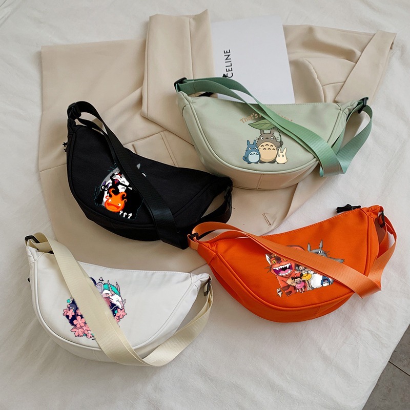 여성용 토토로 크로스바디 백 귀여운 만화 애니메이션 패 - Shoulder Bag Slouchy 리뷰 및 가격
