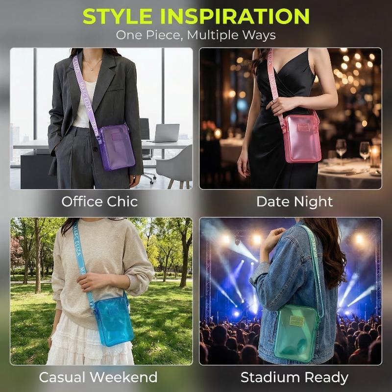 NewFashionable PVC 메신저 가방 투명한  - Shoulder Bag Slouchy 리뷰 및 가격