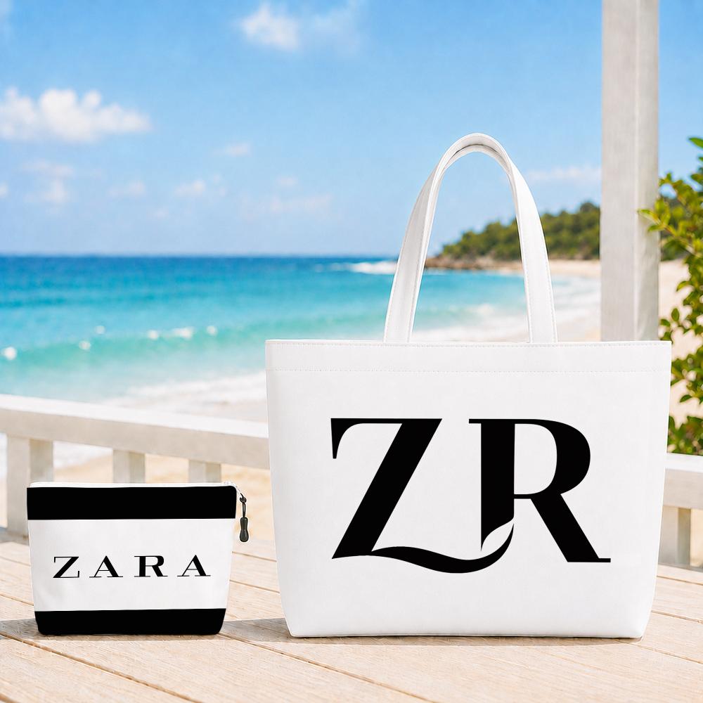 럭셔리 Z-ZAraS 수납 가방 2피스 캔버스 토트백  - Luxury Bags Zara 리뷰 및 가격