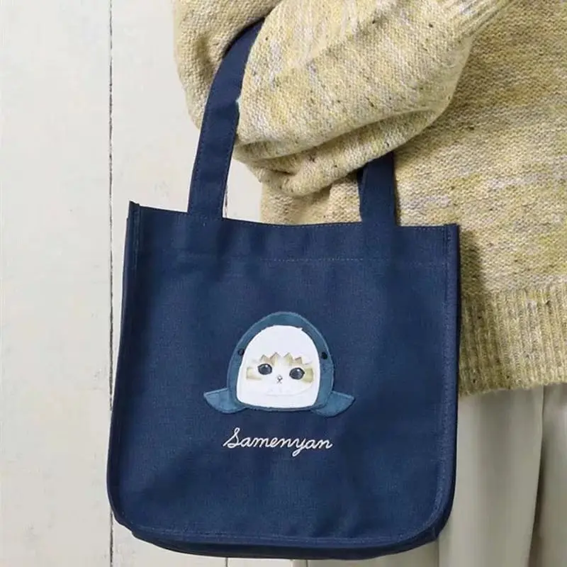 일본 모후산드 스타일의 새로운 귀여운 상어 고양이 만화 - Shoulder Bag Slouchy 리뷰 및 가격
