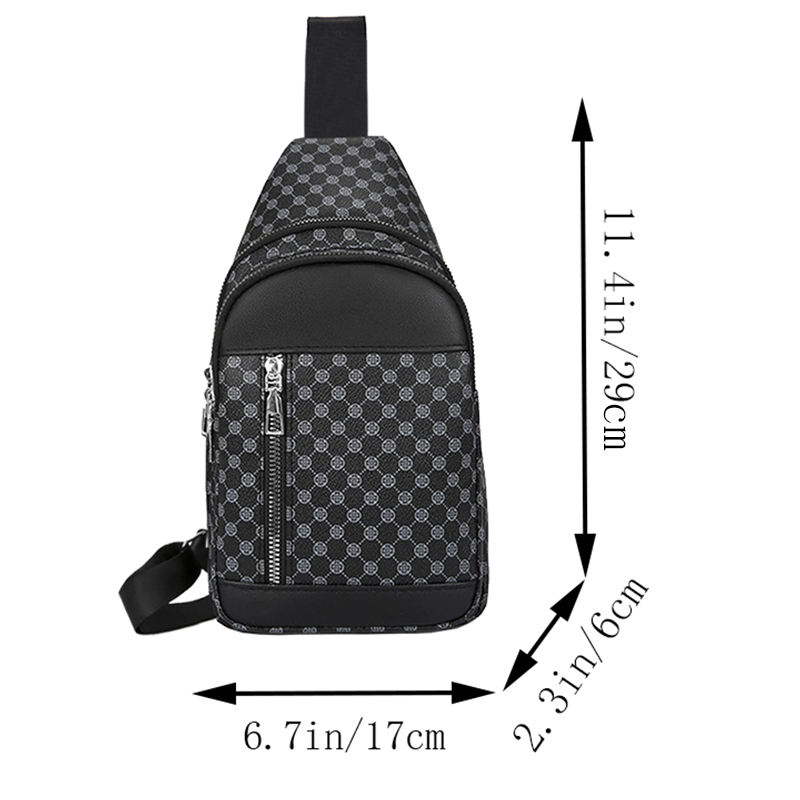패치워크 도트 디자인의 중성 스타일 기능성 체스트 백, - Shoulder Bag Slouchy 리뷰 및 가격