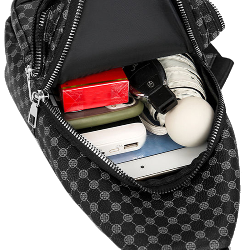 패치워크 도트 디자인의 중성 스타일 기능성 체스트 백, - Shoulder Bag Slouchy 리뷰 및 가격