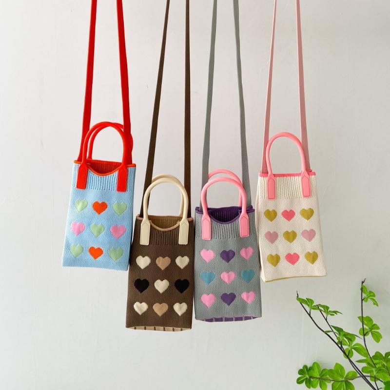 여자를위한 패션 니트 미니 숄더 백 여자 귀여운 작은  - Shoulder Bag Slouchy 리뷰 및 가격
